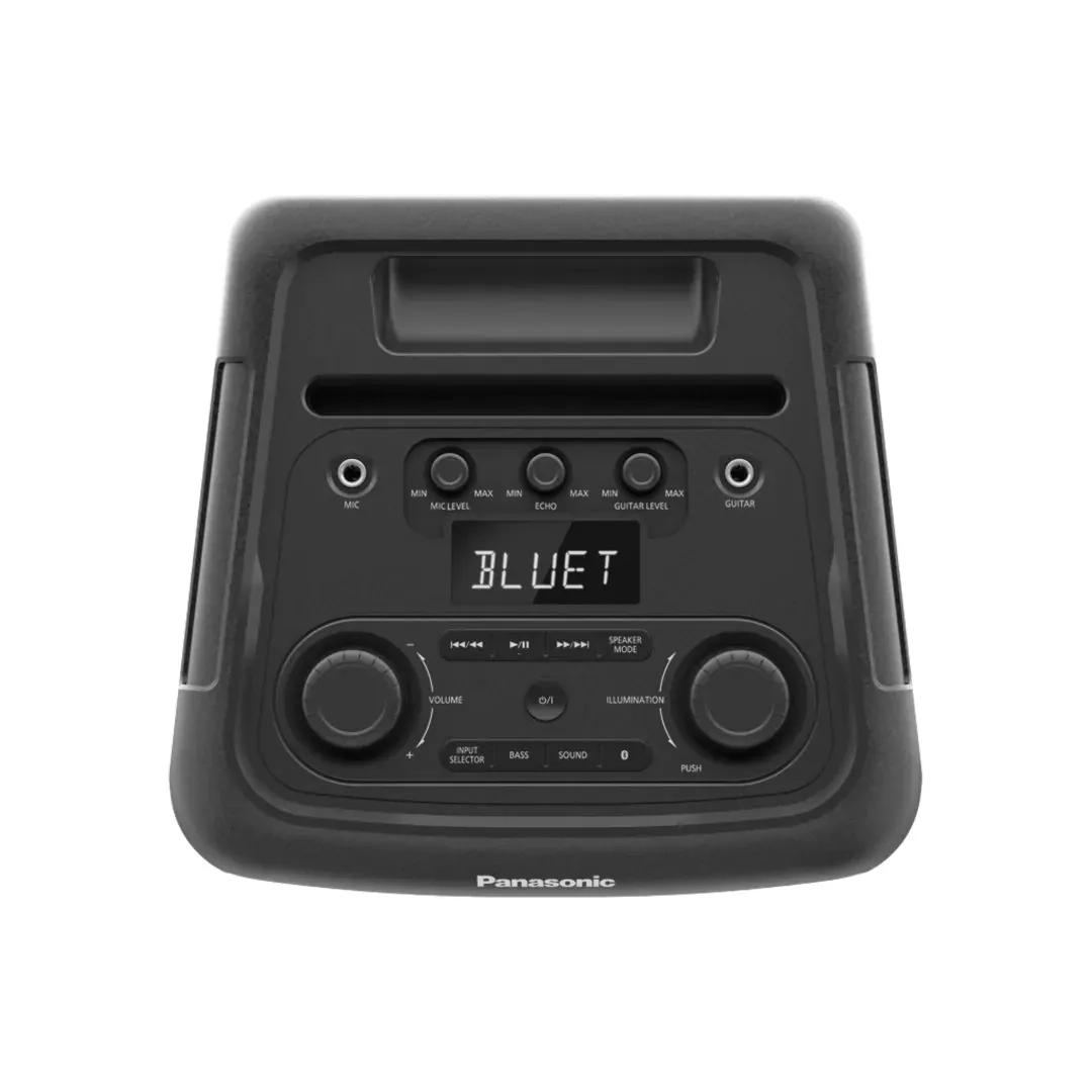 Panasonic SC-TMAX45 1000W Double Woofer Party Speaker | Bluetooth, USB, AUX connectivity | Mic & Guitar Jack 1