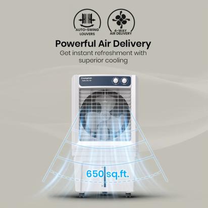 Crompton Aura Dac Air Cooler - 90-L by Crompton : Colours available: White, RoyalBlue 9 2