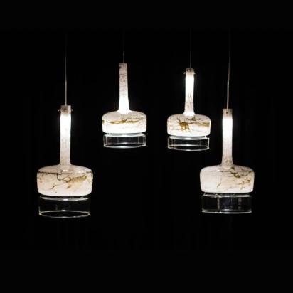 The Living Influence Carrara Marble Hanging lamp 7