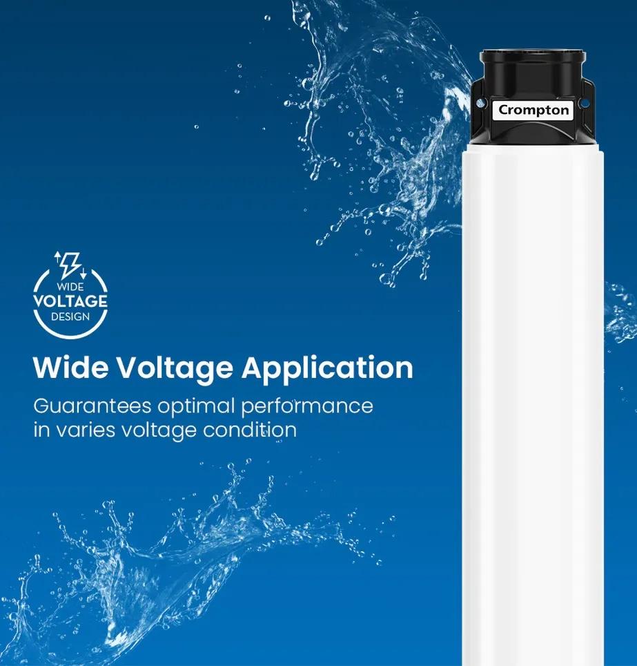 Crompton 4VO 1/7-BUE - U4S - 4 inch Oil filled Borewell Submersibles Pump 1 HP 3