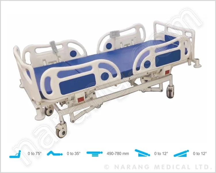 Narang Medical HF810 : ICU Bed 5 Function Electric With Chair Position With Twin Remote