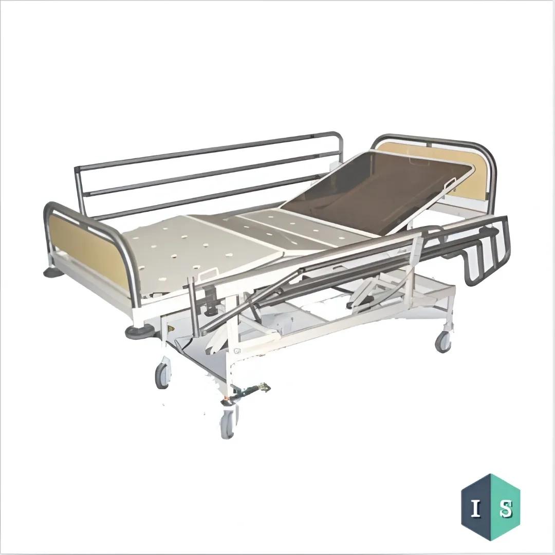 Indo Surgicals ICU Bed with SS Laminated Panel & SS Side Rail