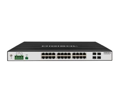 24-Port Gigabit + 4G Sfp L2 Managed Industrial PoE Switch – Dg-Is4528Hpda by Digisol