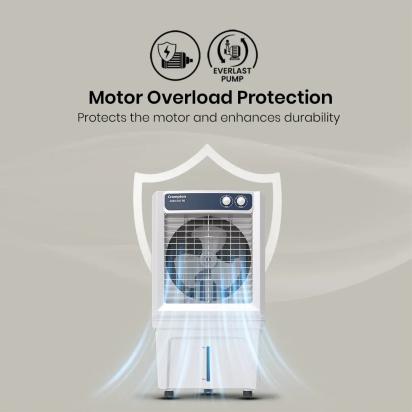 Crompton Aura Dac Air Cooler - 90-L by Crompton : Colours available: White, RoyalBlue 12 7