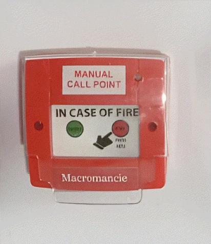 Macromancie Manual Call Point – MCP in ABS Housing for Conventional Fire Alarm System by Macromancie : Colours available: Red 2 2