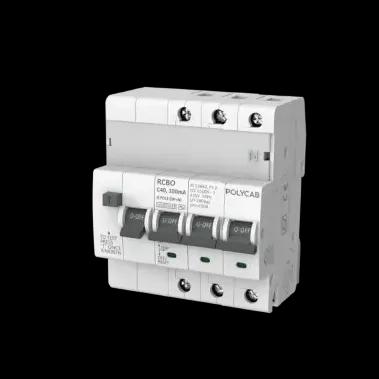 Polycab RCBO - 40 Ampere - 300mA - TPN