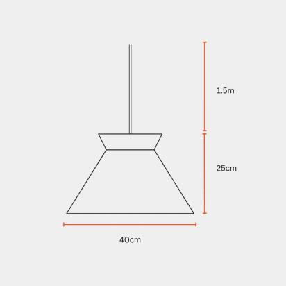 The Living Influence Ombre Pendant Lamp - Single Tier 3