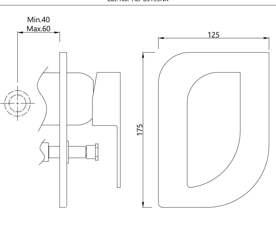 Single Lever 3-Inlet Diverter - Gold Dust - ALI-GDS-85193NK 1