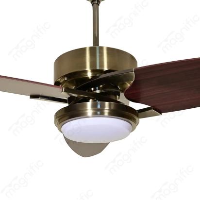Magnific Airwind – 52″ Modern Ceiling Fan with LED Light for Living Room - Rose Wood by Magnific : Colours available: Rose Gold 2 2