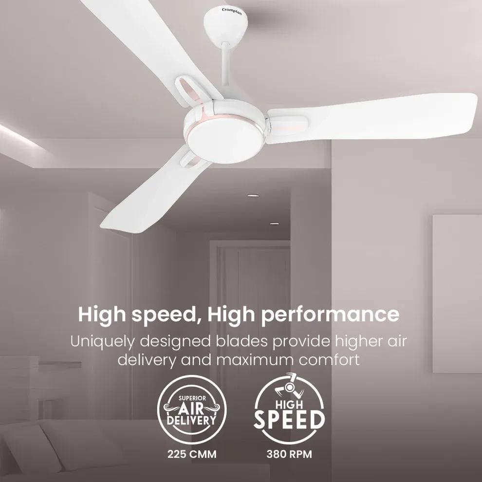 Crompton Premion Festo| Ceiling Fan - 55 Watts - Silver Magic White 4