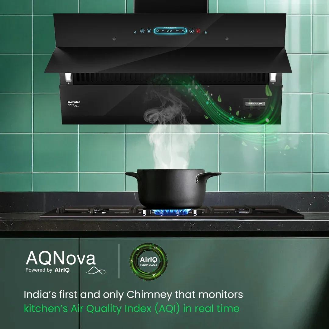 Crompton AQNova (Inclined) Chimney | Filterless 75 CM 1