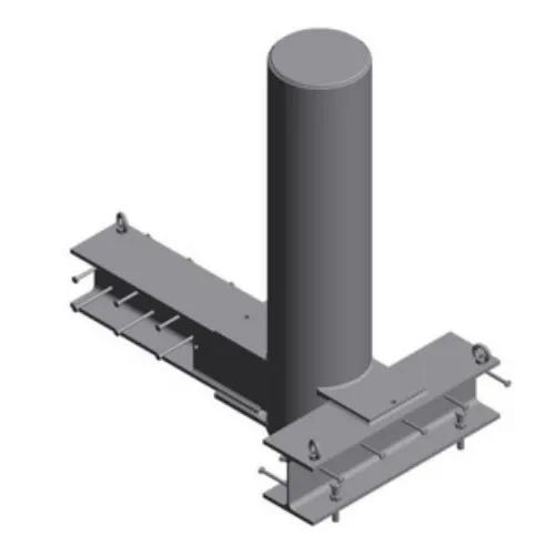 Secure K4 Shallow Mounted Fixed Bollard (M30) - Arjuna 4 (Shallow 4)