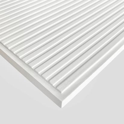 Diamond GRG Semi-Perforated Ceiling Tiles - Diamond Linear 8813 by Diamond Ceilings : Colours available: White