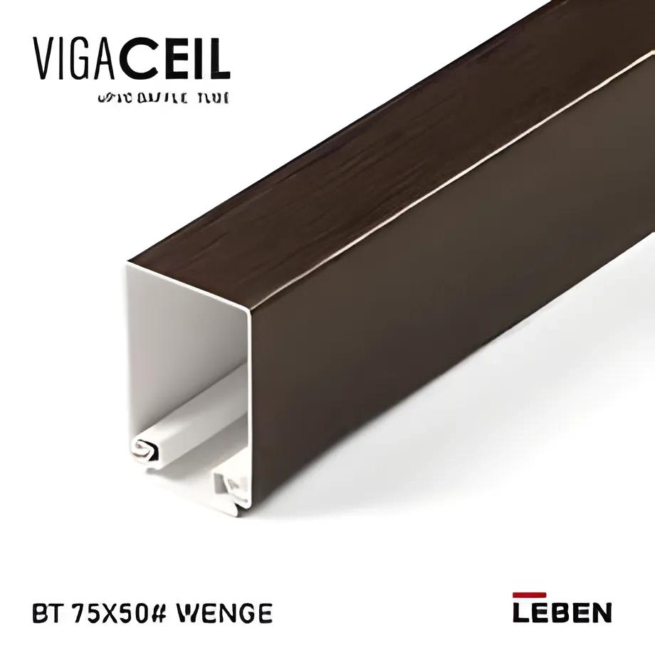 Leben VigaCeil uPVC-Baffle Tube-Wenge - Tube+Track 1