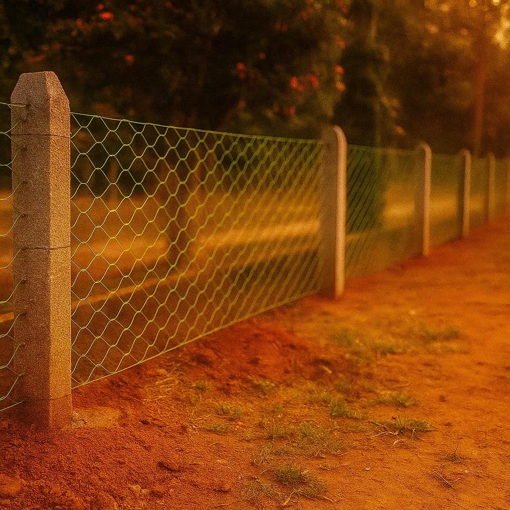 Justfence Polyhex Mesh Fence 1