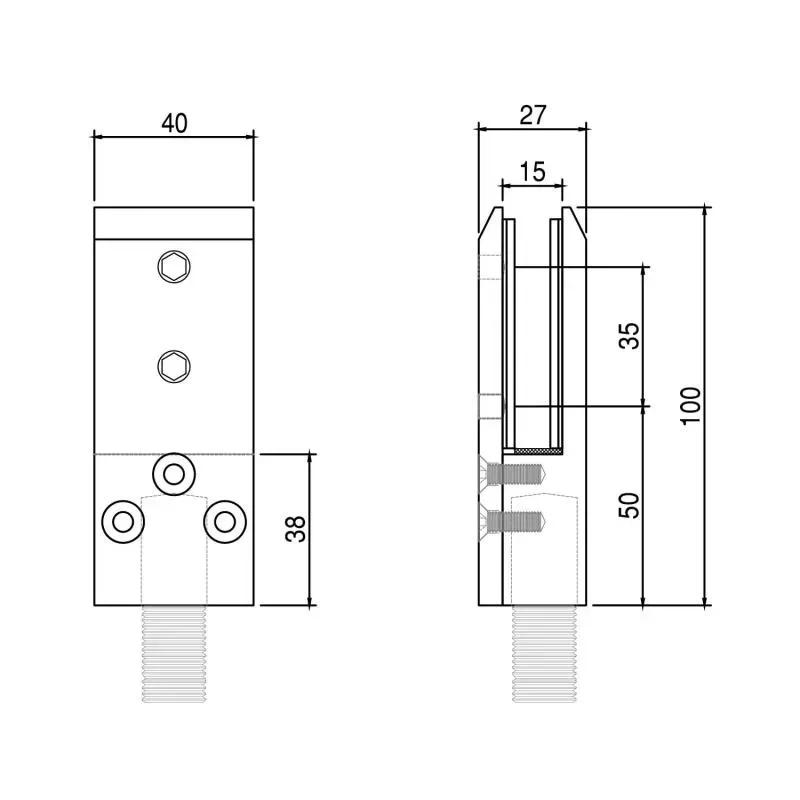 Ozone Spigot - OZRSP-SP 100X40MM SSS 1
