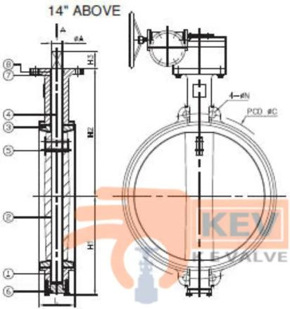 Ke Butterfly Valve 2014W by KE Valve : Colours available: Blue 2 2