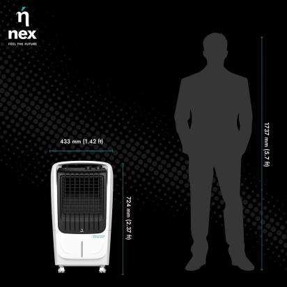 Bajaj NEX PAC P1 25L PERSONAL COOLER - Air Cooler by Bajaj : Colours available: White 2 6
