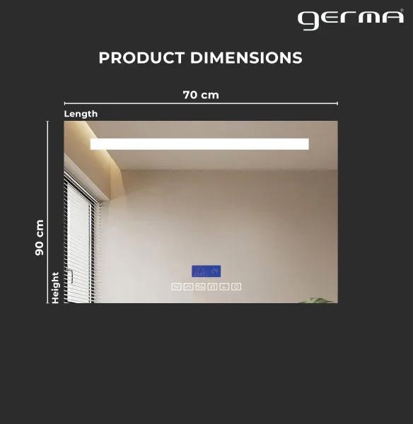 Germa Led Mirror 3Light With Dimmer-Bluetooth And Antifog - TR LED 004-A 3
