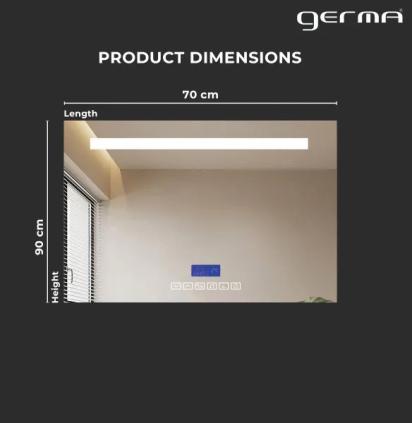 Germa Led Mirror 3Light With Dimmer-Bluetooth And Antifog - TR LED 004-A by Germa 1 3