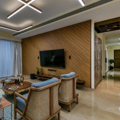 Ecohush Grove Luxury Fluted 3D Wooden Acoustic Panel by Ecohush : Colours available: SandyBrown 2 2