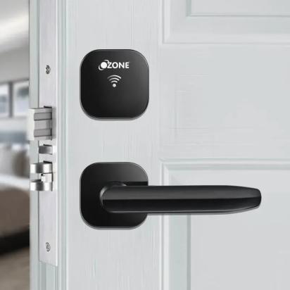 Ozone IDS & Opera Software Based Hotel Lock - Black Matt by Ozone for Hotel, Resort : Colours available: Black