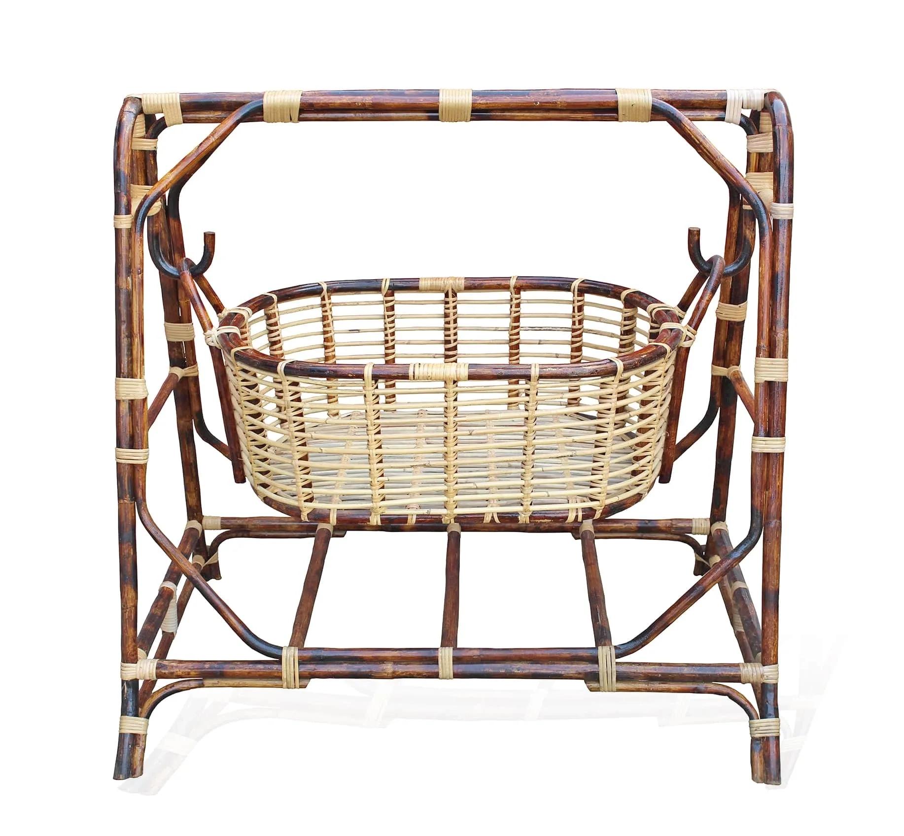Chennai Chairs Athira Rattan Baby Cradle