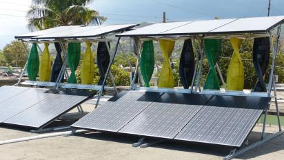 Windstream Solarmill® SM1-2P Roof-Top Wind and Solar Hybrid Energy System by Windstream 1 1