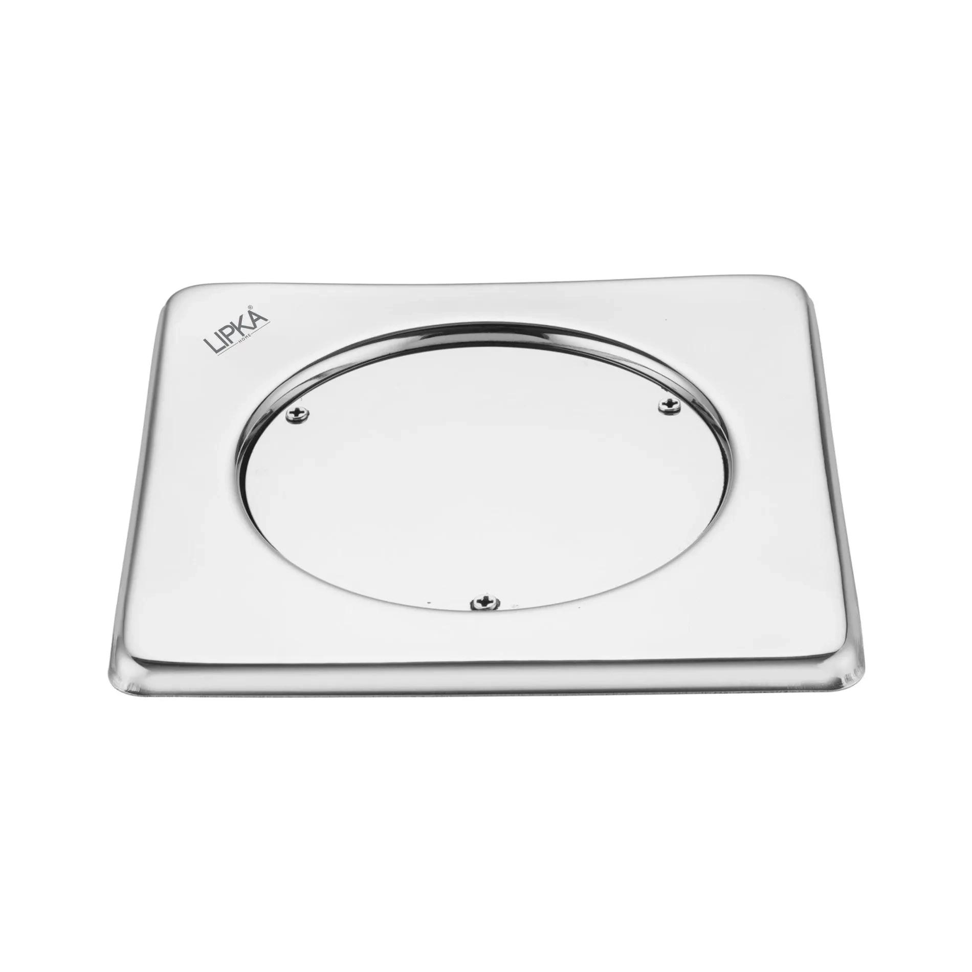 Lipka Sweep Out Square Floor Drain (6 x 6 Inches)