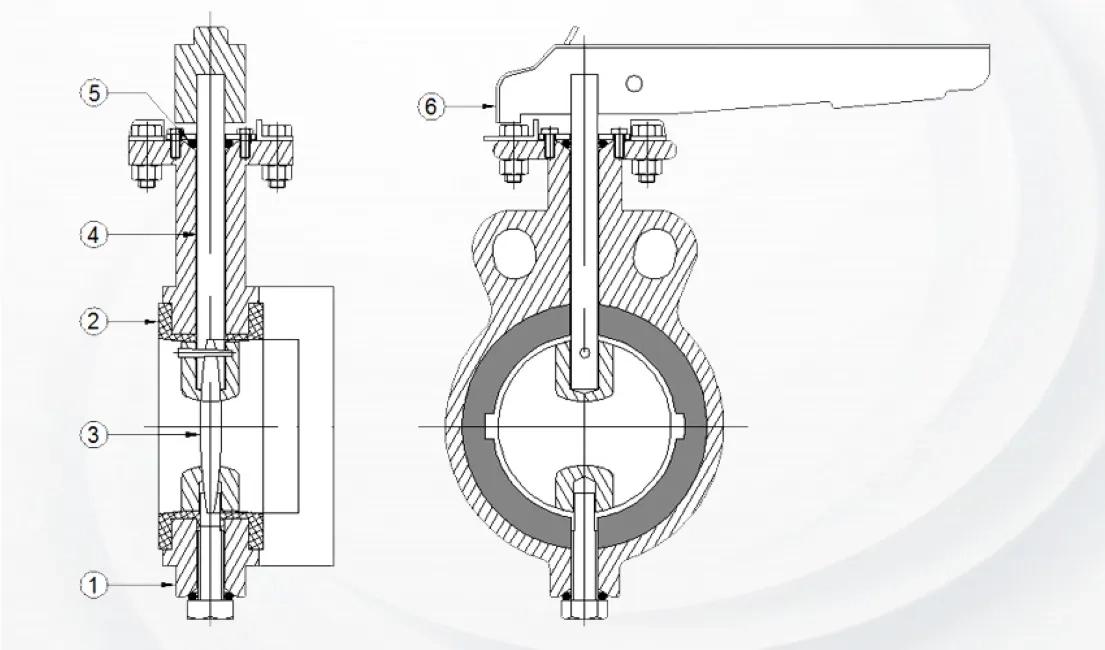 Valson Butterfly Valves Hand Lever Operated 1