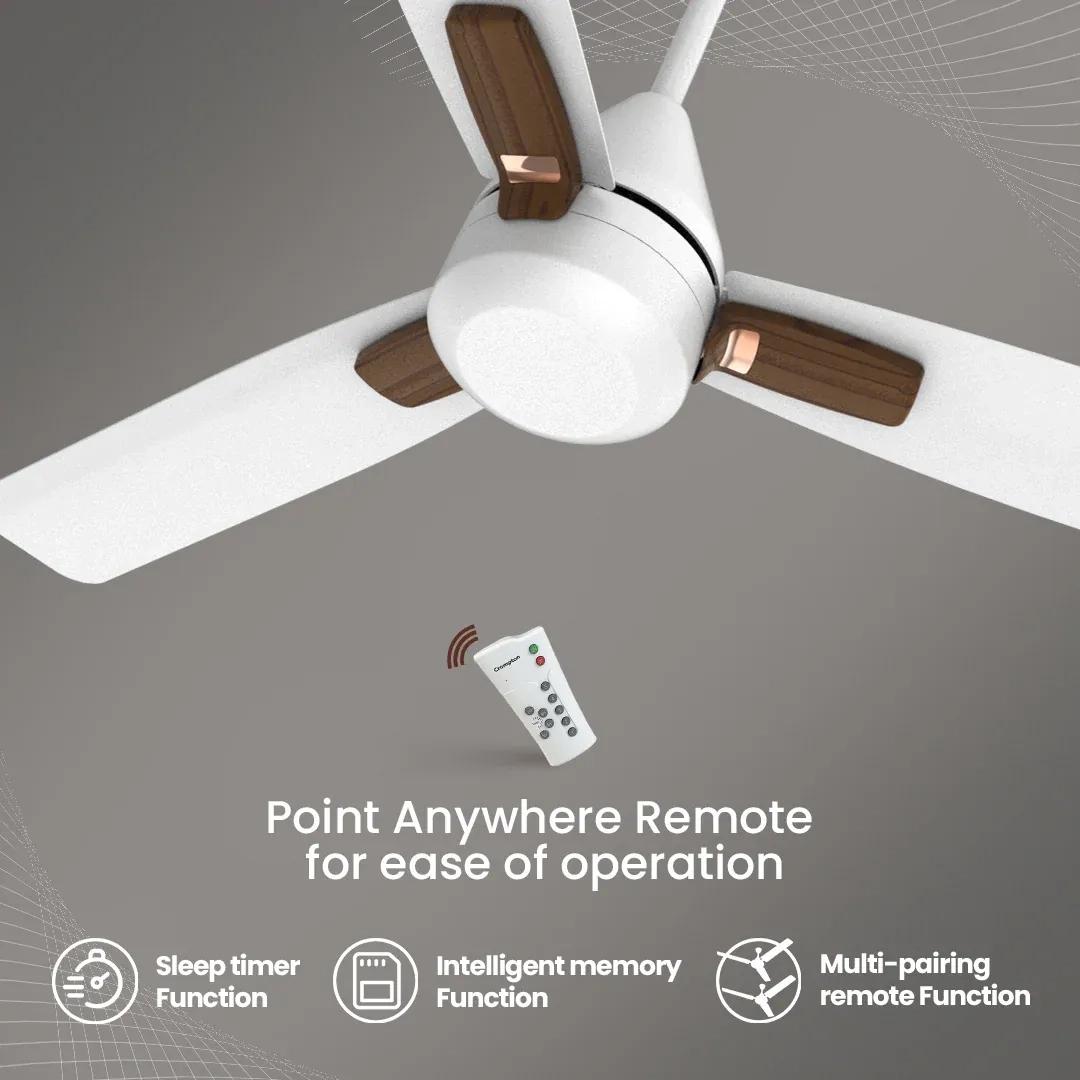 Crompton Energion Cromair Plus BLDC Ceiling Fan - Conch Cream 1