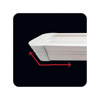 Aizar Spout Rain Gutters by Aizar : Colours available: White 2 1