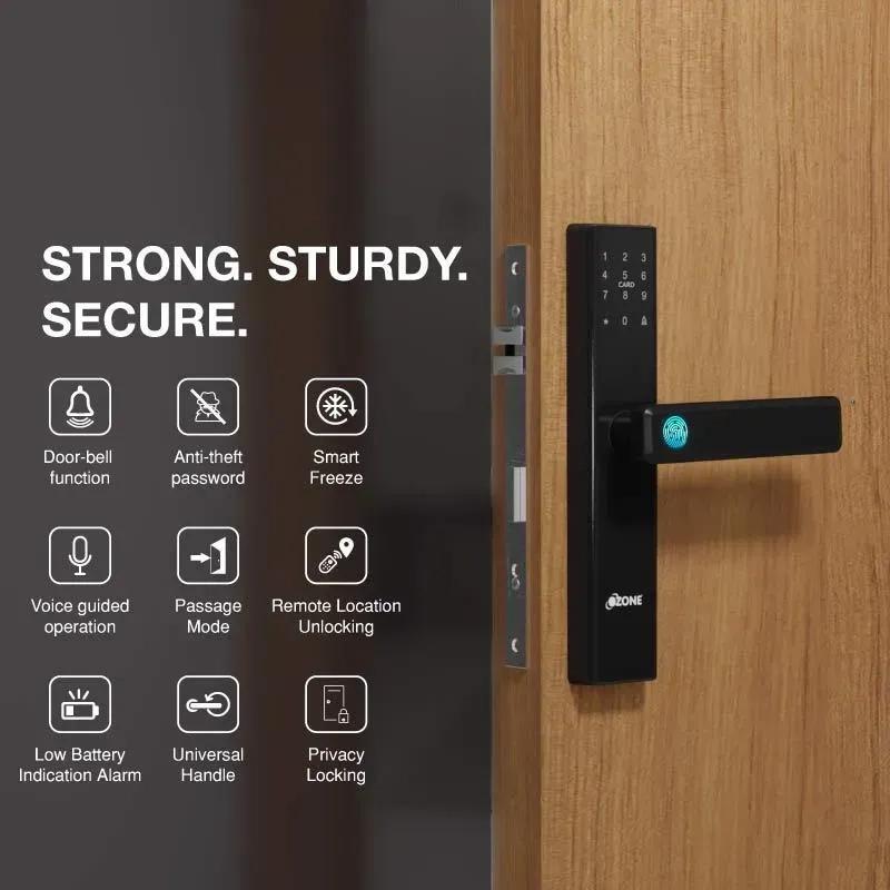 Ozone Smart Wi-Fi Internal Lock for Wooden & Metal Doors 1