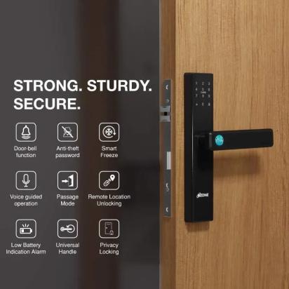 Ozone Smart Wi-Fi Internal Lock for Wooden & Metal Doors by Ozone 2 1