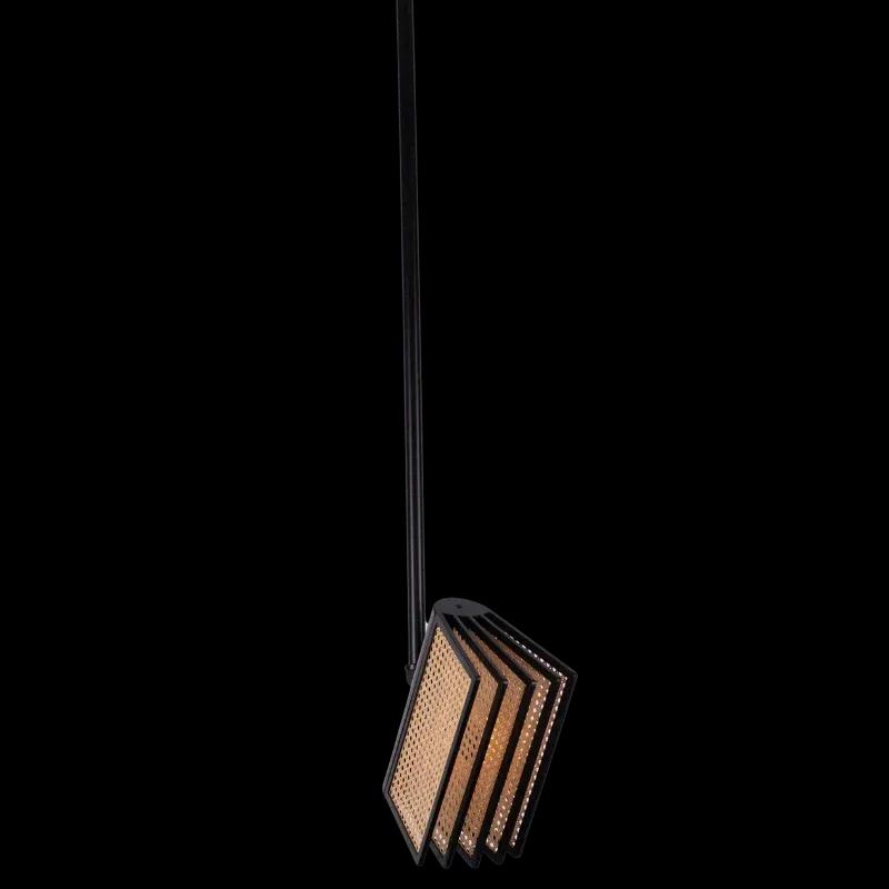 The Living Influence Reeding Ribbed-Shade Pendant Lamp 1