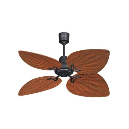 Orpat Luxury BLDC Green Leaf Plus Ceiling Fan-High Gloss Premium Finish-High Air Delivery with LED Indicators-Remote And Smart App Remote by Orpat : Colours available: Brown