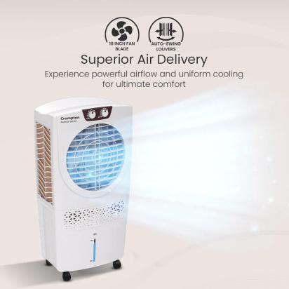 Crompton Avancer Dac Air Cooler - 80-L by Crompton : Colours available: White 11 6