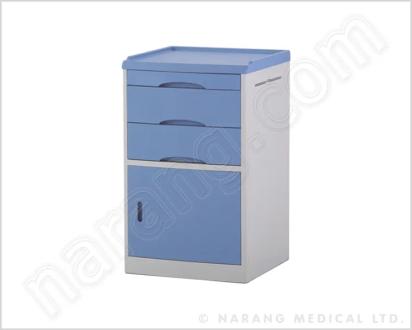 Narang Medical HF1942 : Bedside Cabinet ...ABS Top by Narang Medical Limited : Colours available: CornflowerBlue, WhiteSmoke