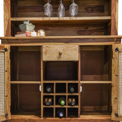 Daywithwood Mango Wood Bar Cabinet by Day With Wood : Colours available: Brown 8 7