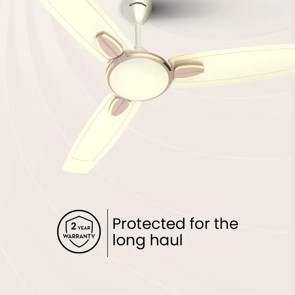 Crompton High Speed Java | Star Rated Ceiling Fan - Pearl Ivory 2