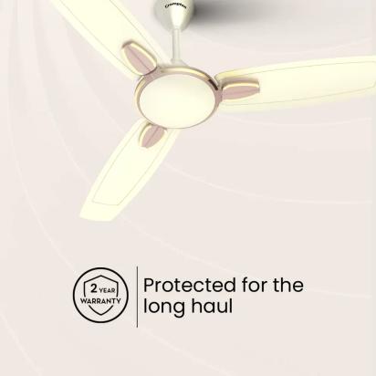 Crompton High Speed Java | Star Rated Ceiling Fan - Pearl Ivory by Crompton : Colours available: Ivory 7 2