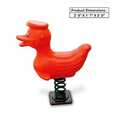 Ok Play Duck Rider Spring Rocker by OK Play for Outdoor, Indoor : Colours available: Red 1 2
