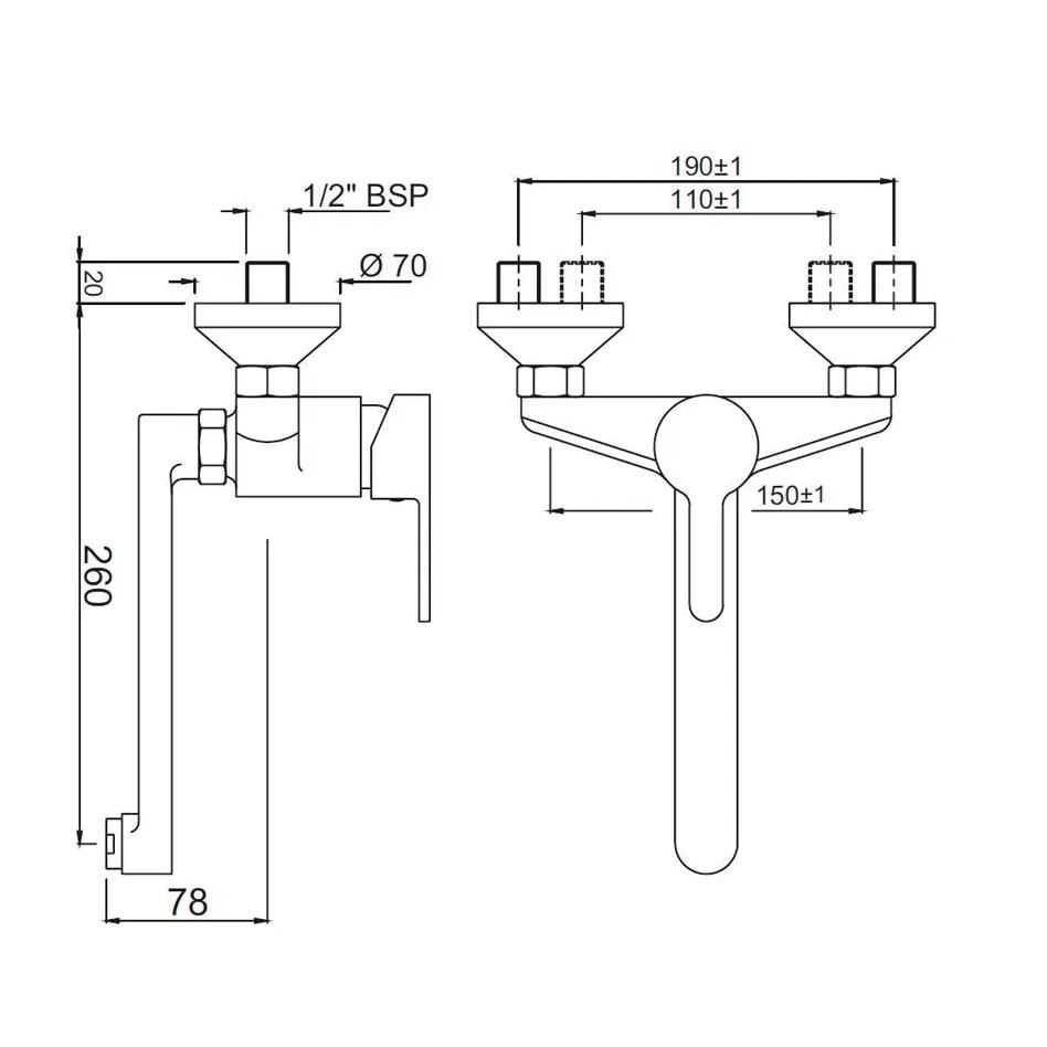 Jaquar Single Lever Sink Mixer Swinging Spout - FUS-CHR-29163 1