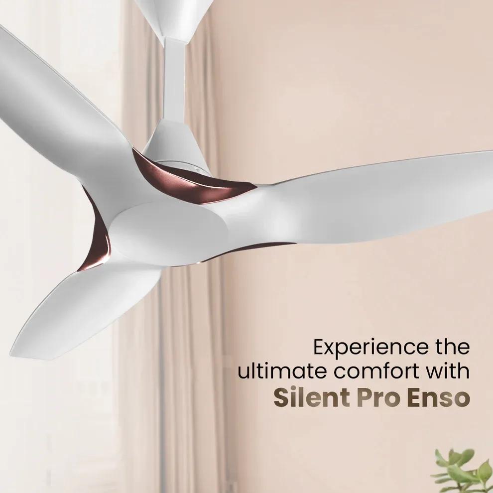 Crompton SilentPro Enso BLDC Ceiling Fans - Silk White 1