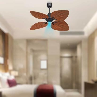 Orpat Luxury BLDC Green Leaf Plus Ceiling Fan-High Gloss Premium Finish-High Air Delivery with LED Indicators-Remote And Smart App Remote by Orpat : Colours available: Brown 1 1