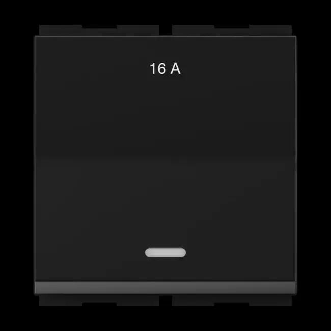 GM Modular Zurico 1 Way Switch with Indicator (LED) AA 2 615 - Electric Grey