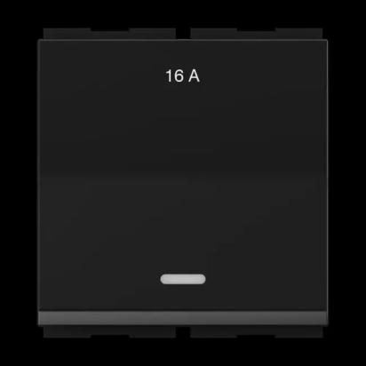 GM Modular Zurico 1 Way Switch with Indicator (LED) AA 2 615 - Electric Grey by GM Modular : Colours available: DarkSlateGray