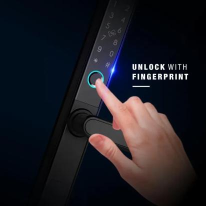 Ozone Narrow Style Internal Door Lock for Wooden & Metal Sliding Doors by Ozone : Colours available: Black 9 2