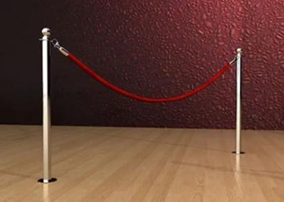 Q-Manager Rope Post - Floor Mount 1