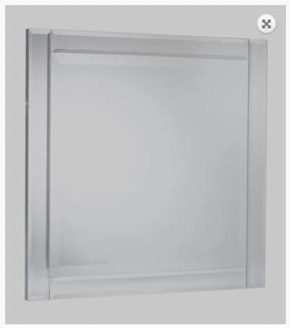 Art-n-Glass Beveled Mirror by Art N Glass 3 3